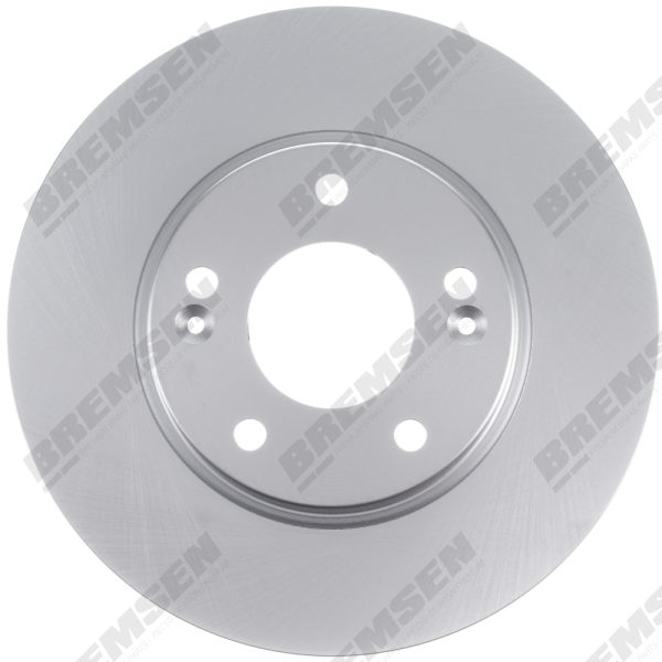 Bremsen Rear Ceramic Brake Pads and Bremsen Coated Rear Brake Rotor Kit Fits 2013-2015 Acura ILX - Image 2